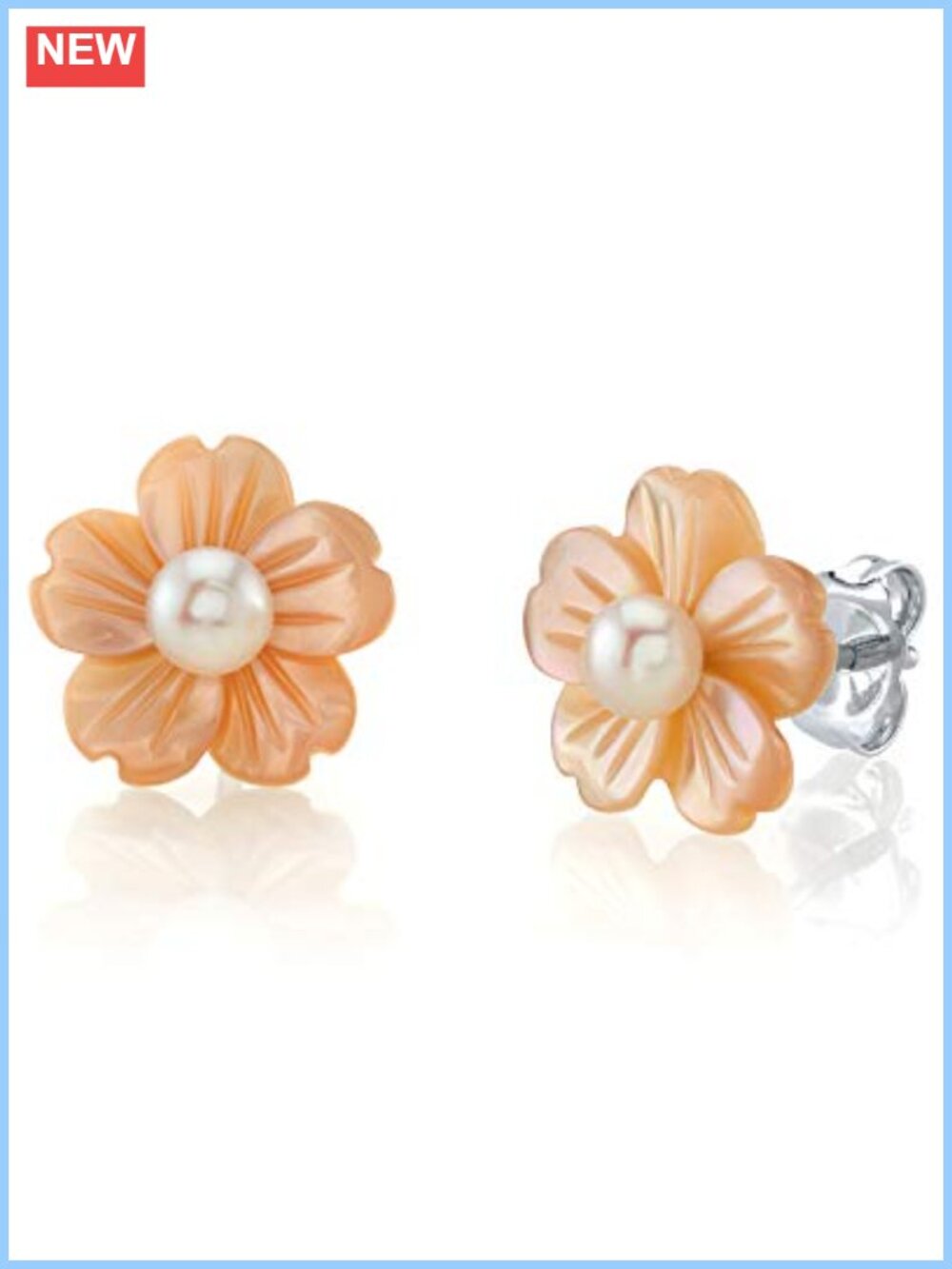 Sterling Silver Freshwater Pearl Drop Earrings